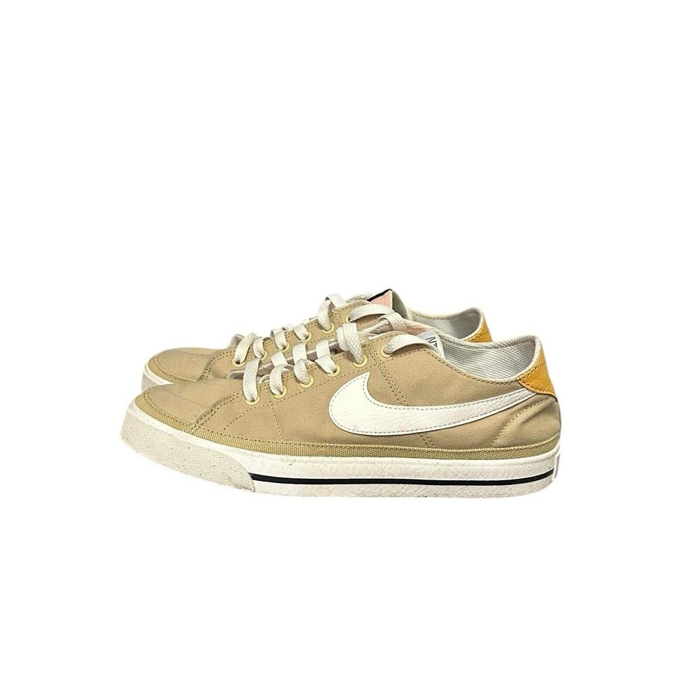Size 7.5 - Nike Court Legacy Canvas Next Nature 'Wheat Grass Sail Brown